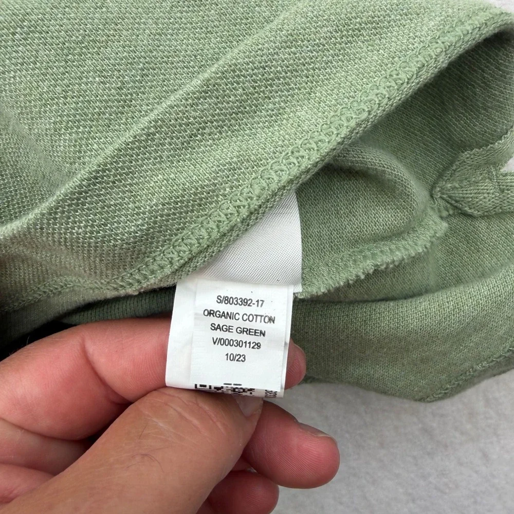 Banana Republic Mens Pique Polo Shirt Sage Green Organic Cotton XL 803392-17